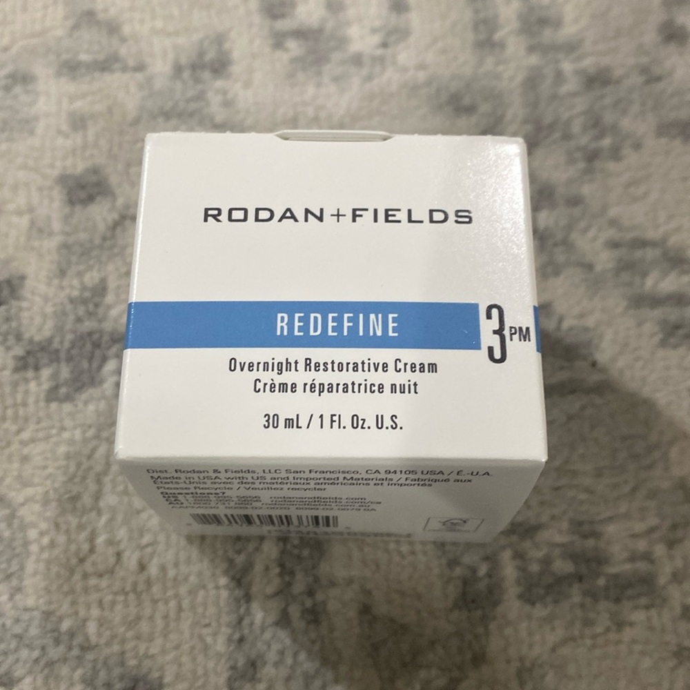 R and F Redefine Overnight Cream, NIB